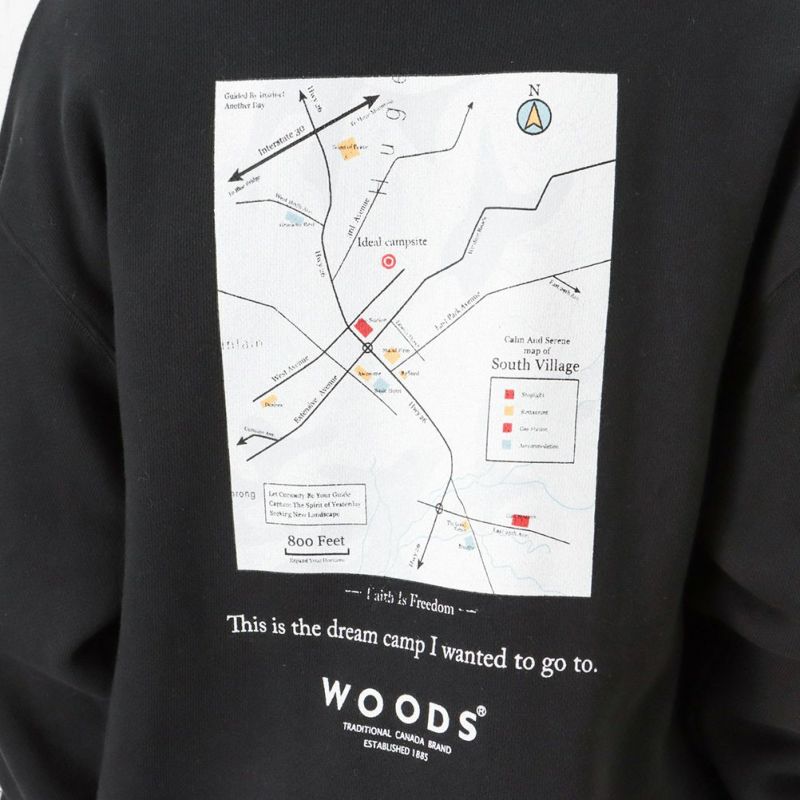 【オンラインストア限定】WOODS 異素材ポケットトレーナー メンズ商品画像-16