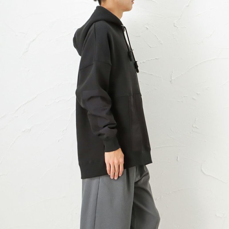 【オンラインストア限定】WOODS 異素材切替ハーフジップパーカー メンズ商品画像-7