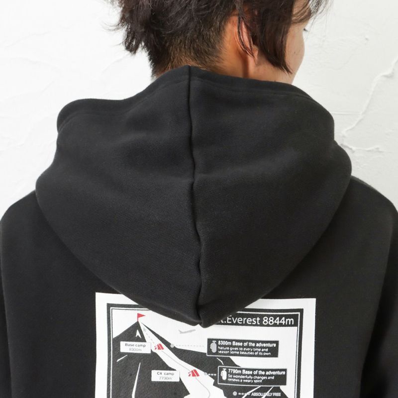 【オンラインストア限定】WOODS 異素材切替ハーフジップパーカー メンズ商品画像-14