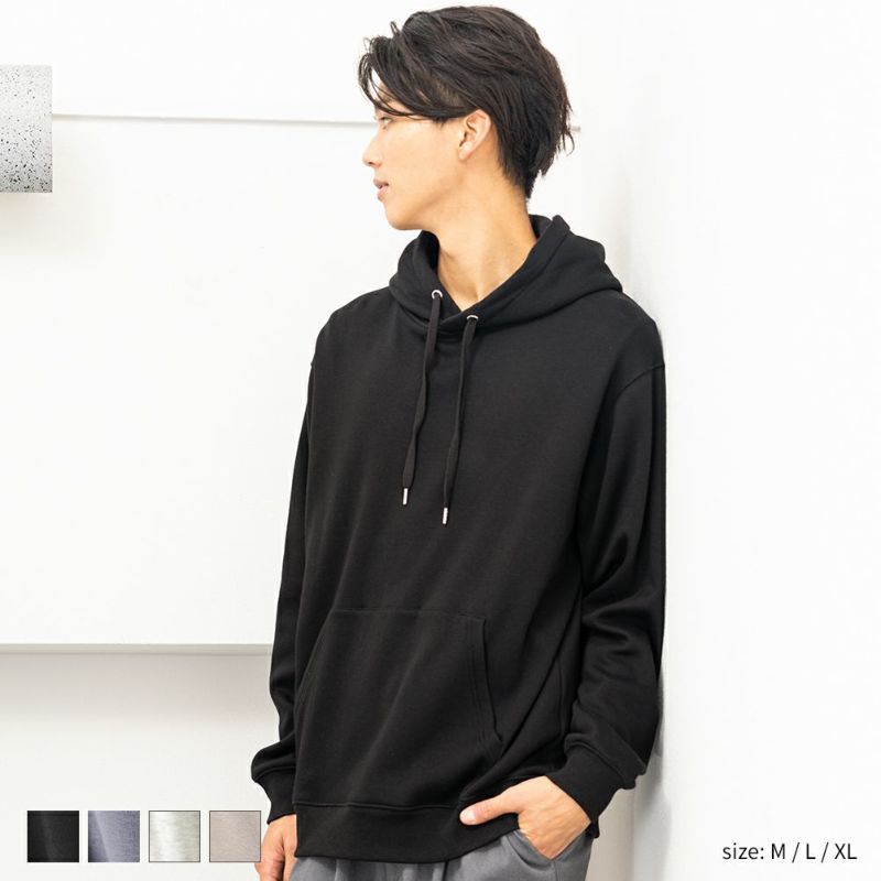 NAVY 裏シャギープルパーカー メンズ NAVY 裏シャギープルパーカー メンズ