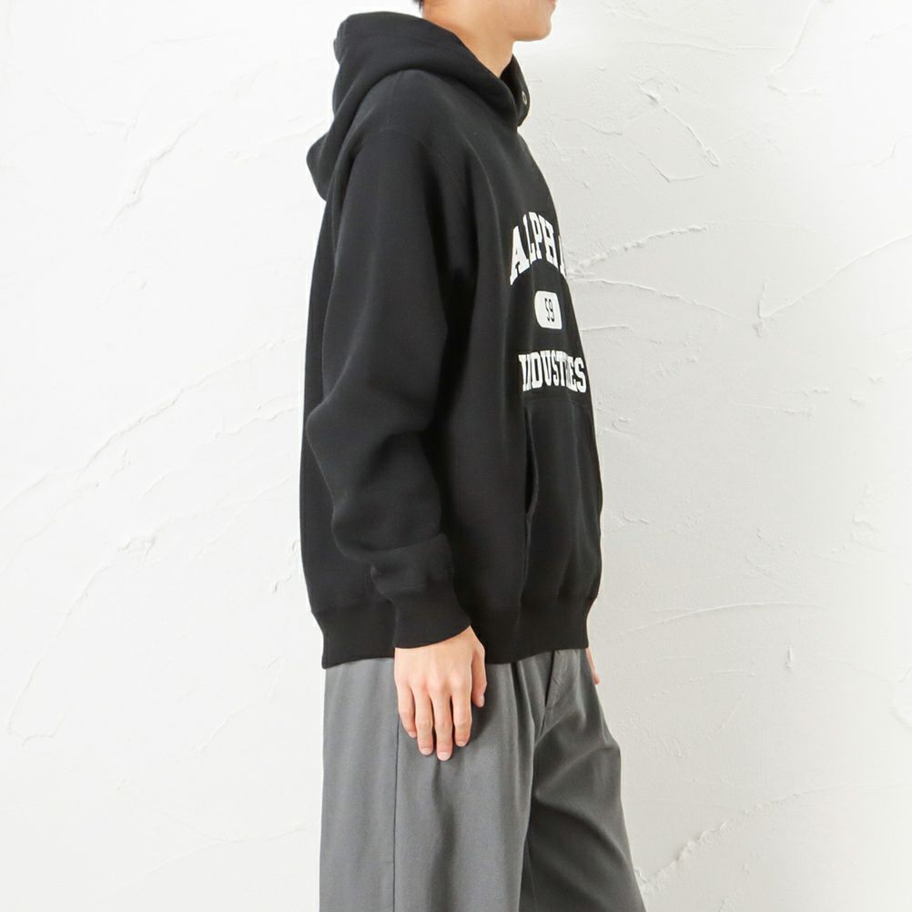 ALPHA ビンテージスウェットプルパーカー メンズ