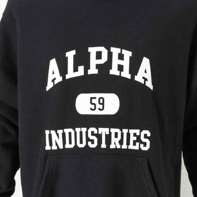 ALPHA  ビンテージスウェットプルパーカー メンズ商品画像-13
