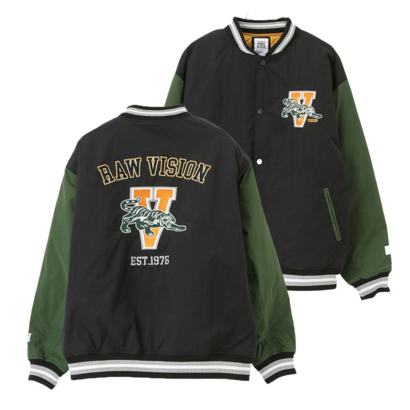 【オンラインストア限定】VISION STREET WEAR  中綿ナイロンワッペンスタジャン メンズ商品画像-1