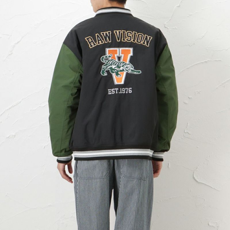 【オンラインストア限定】VISION STREET WEAR  中綿ナイロンワッペンスタジャン メンズ商品画像-5