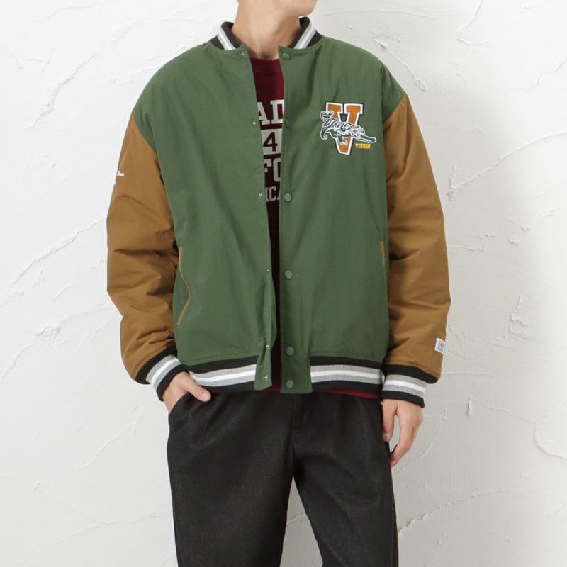 【オンラインストア限定】VISION STREET WEAR  中綿ナイロンワッペンスタジャン メンズ商品画像-6