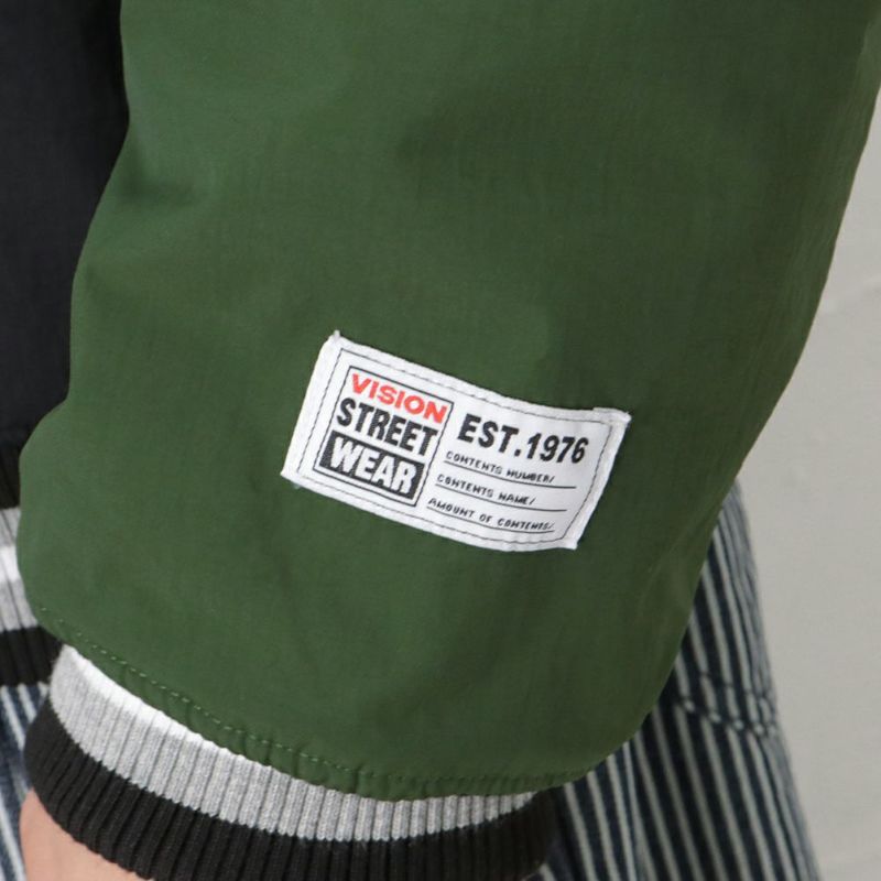【オンラインストア限定】VISION STREET WEAR  中綿ナイロンワッペンスタジャン メンズ商品画像-22