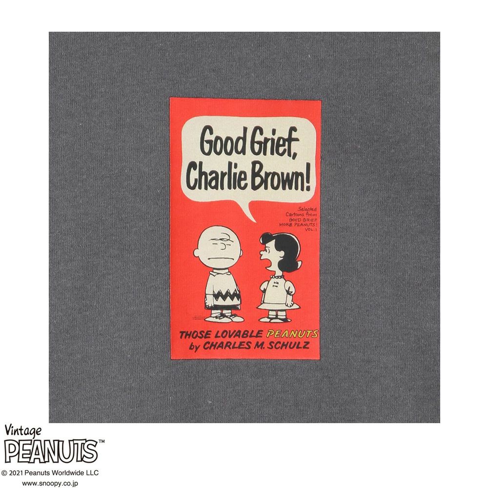 Peanuts Snoopy 70th プリントロングスリーブtシャツ メンズ