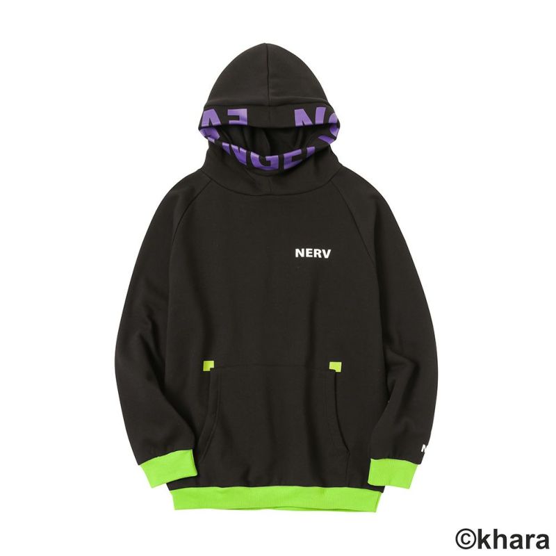 EVANGELION エヴァンゲリオン 裏起毛機体パーカー メンズ商品画像-1