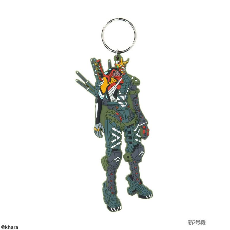 [期間限定価格]EVANGELION エヴァンゲリオン 立体ラバーキーホルダー メール便 対応商品商品画像-3