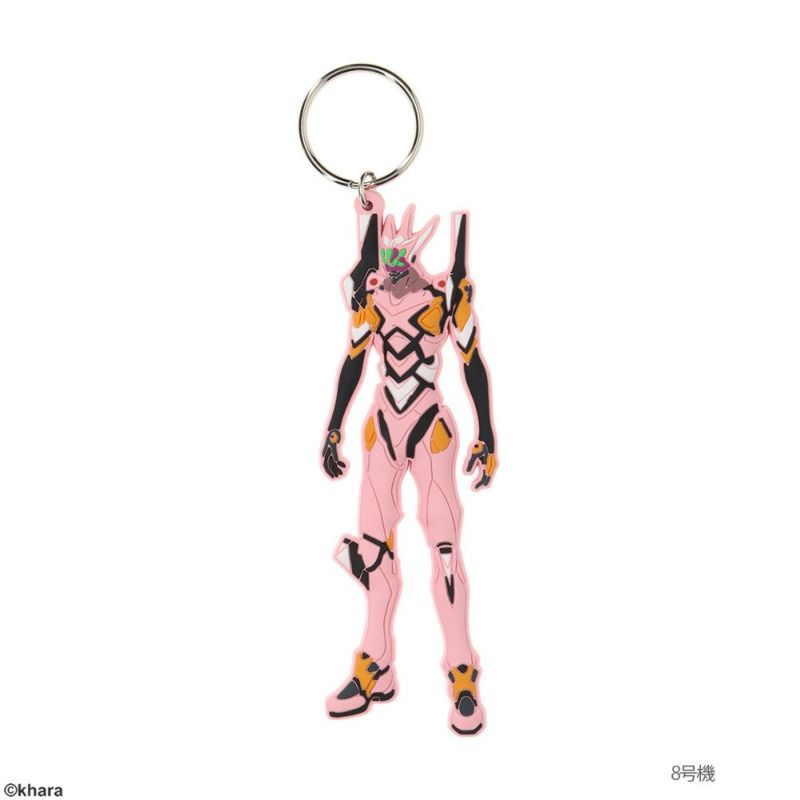 [期間限定価格]EVANGELION エヴァンゲリオン 立体ラバーキーホルダー メール便 対応商品商品画像-5