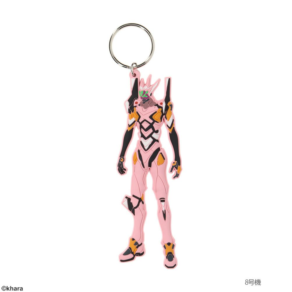 [期間限定価格]EVANGELION エヴァンゲリオン 立体ラバーキーホルダー メール便 対応商品商品サムネイル-5