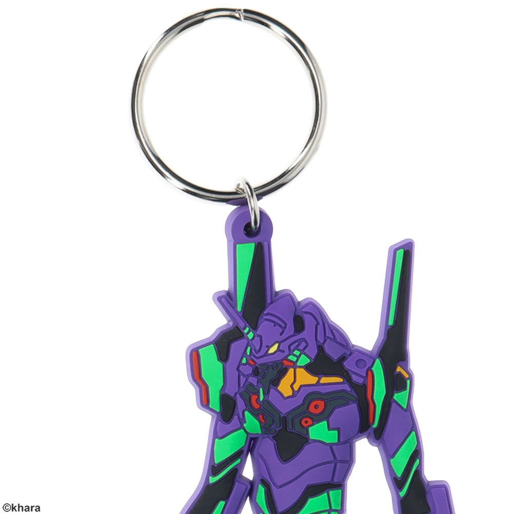 [期間限定価格]EVANGELION エヴァンゲリオン 立体ラバーキーホルダー メール便 対応商品商品サムネイル-9