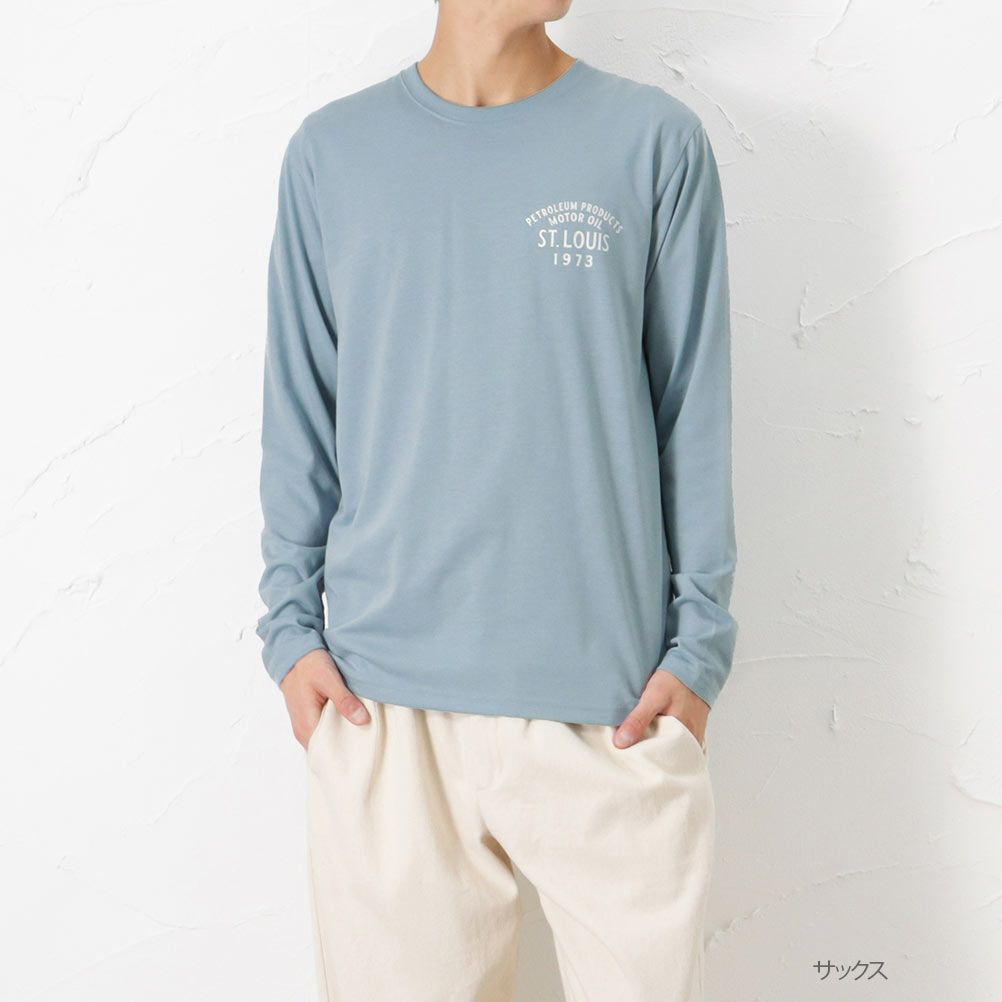 T Graphics アメカジプリント長袖tシャツ メンズ