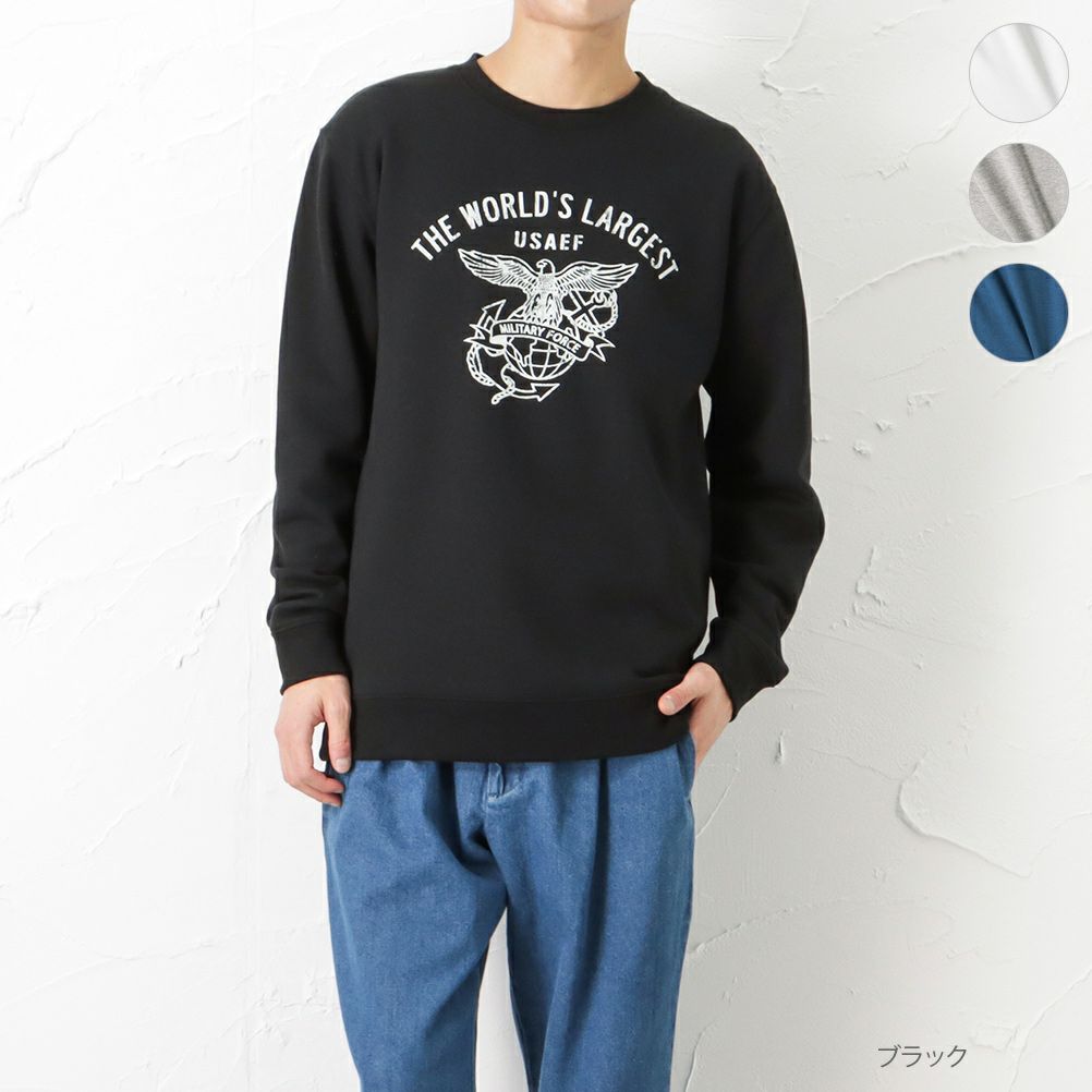 T Graphics プリントクルートレーナー メンズ T Graphics プリントクルートレーナー メンズ
