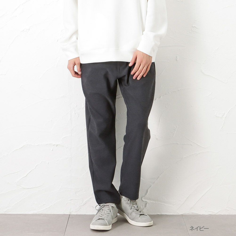 Navy 温 裏フリースイージーパンツ メンズ Navy 温 裏フリースイージーパンツ メンズ