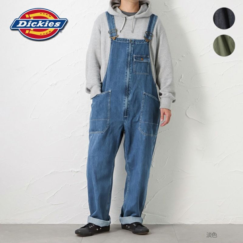 Dickies ジップオーバーオール メンズ