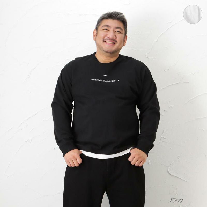[大きいサイズ] MOSSIMO レイヤードフォトロングスリーブTシャツ キングサイズ メンズ商品画像-1
