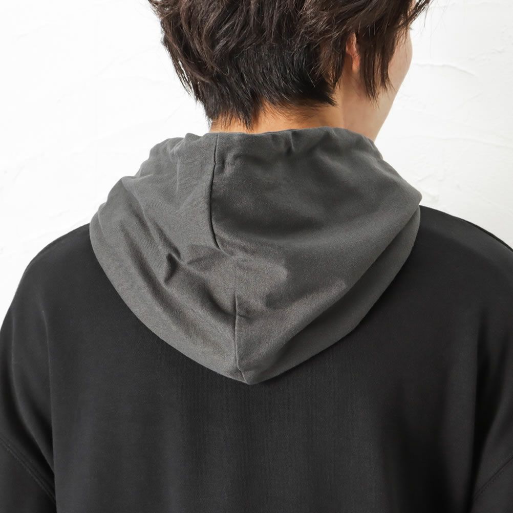 Kangol 切替レイヤードパーカー メンズ