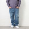[大きいサイズ] NAVY RUN DENIM イージーストレート キングサイズ メンズ