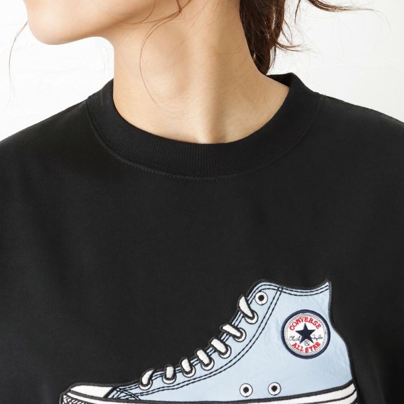 CONVERSE デカシューズトレーナー レディース