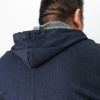 [大きいサイズ] NAVY オーガニックコットン デニムマリンパーカー キングサイズ メンズ商品サムネイル-14
