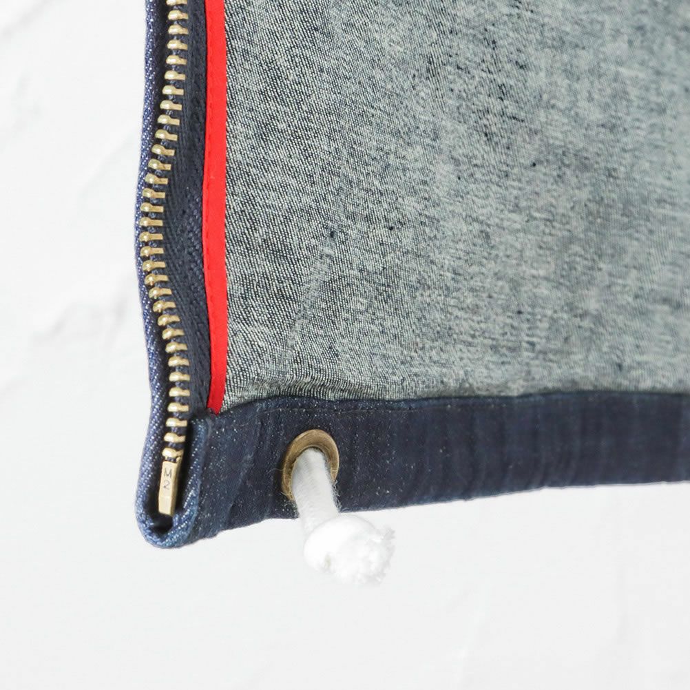 [大きいサイズ] NAVY オーガニックコットン デニムマリンパーカー キングサイズ メンズ