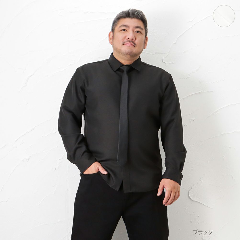 Mossimo 大きいサイズ ネクタイ付きシャツ キングサイズ メンズ