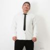 [大きいサイズ] MOSSIMO ネクタイ付きシャツ キングサイズ メンズ