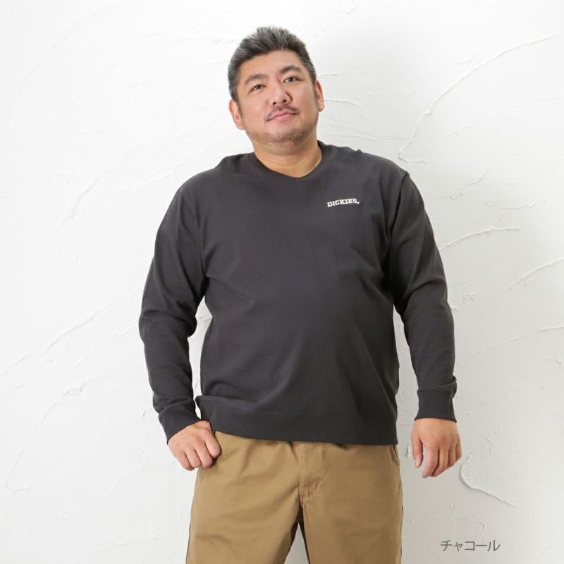 Dickies [大きいサイズ] プリントロングスリーブTシャツ キングサイズ