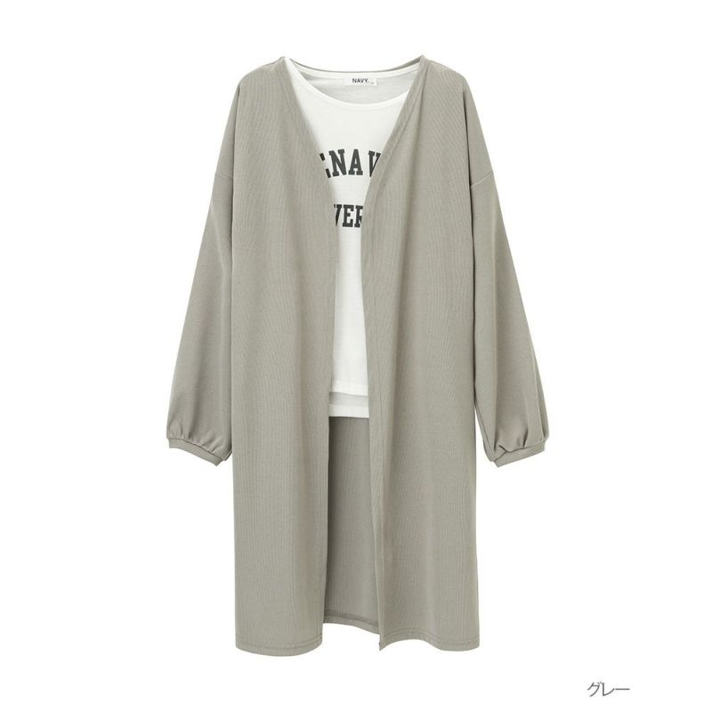 NAVY ロングカーデアンサンブル キッズ商品画像-2