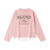 T-GRAPHICS 裾レイヤードロングスリーブTシャツ キッズ ネコポス 対応商品