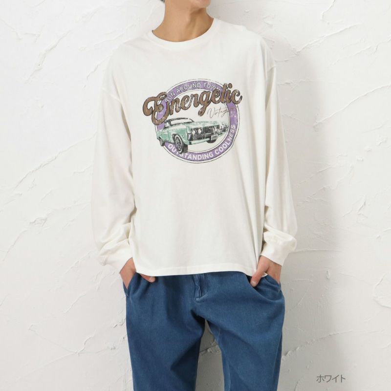 【オンラインストア限定】POWER TO THE PEOPLE ヴィンテージカープリントTシャツ メンズ商品画像-3