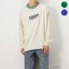 VISION STREET WEAR リブライン刺繍ロングスリーブTシャツ メンズ