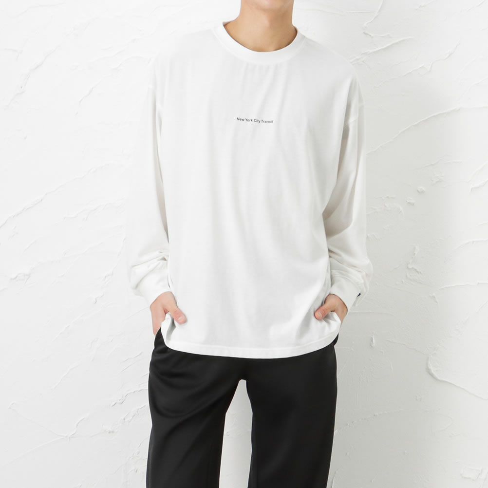 MTA バレットサークルプリントロングスリーブTシャツ メンズ