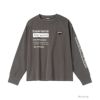 T-GRAPHICS 袖プリントロングスリーブTシャツ キッズ ネコポス 対応商品