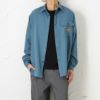 VISION STREET WEAR 恐竜刺繍ビッグシャツ メンズ