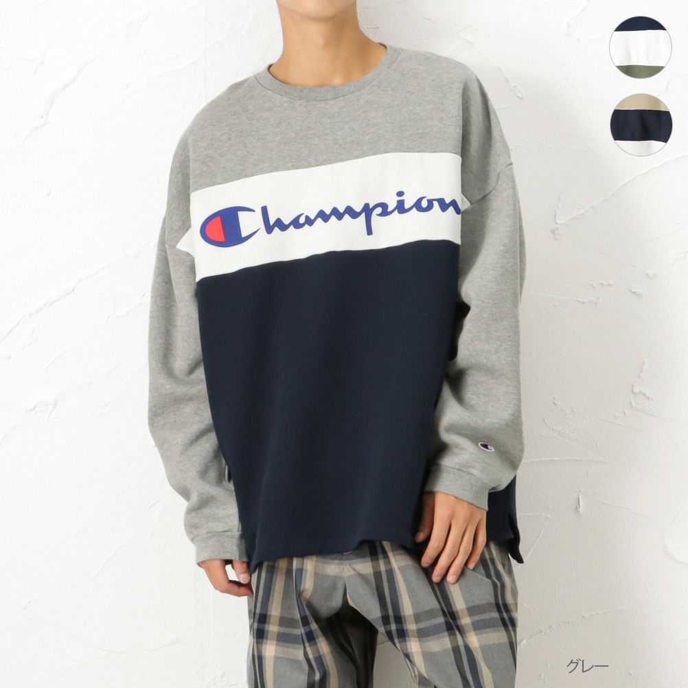 Champion ロングスリーブTシャツ メンズ