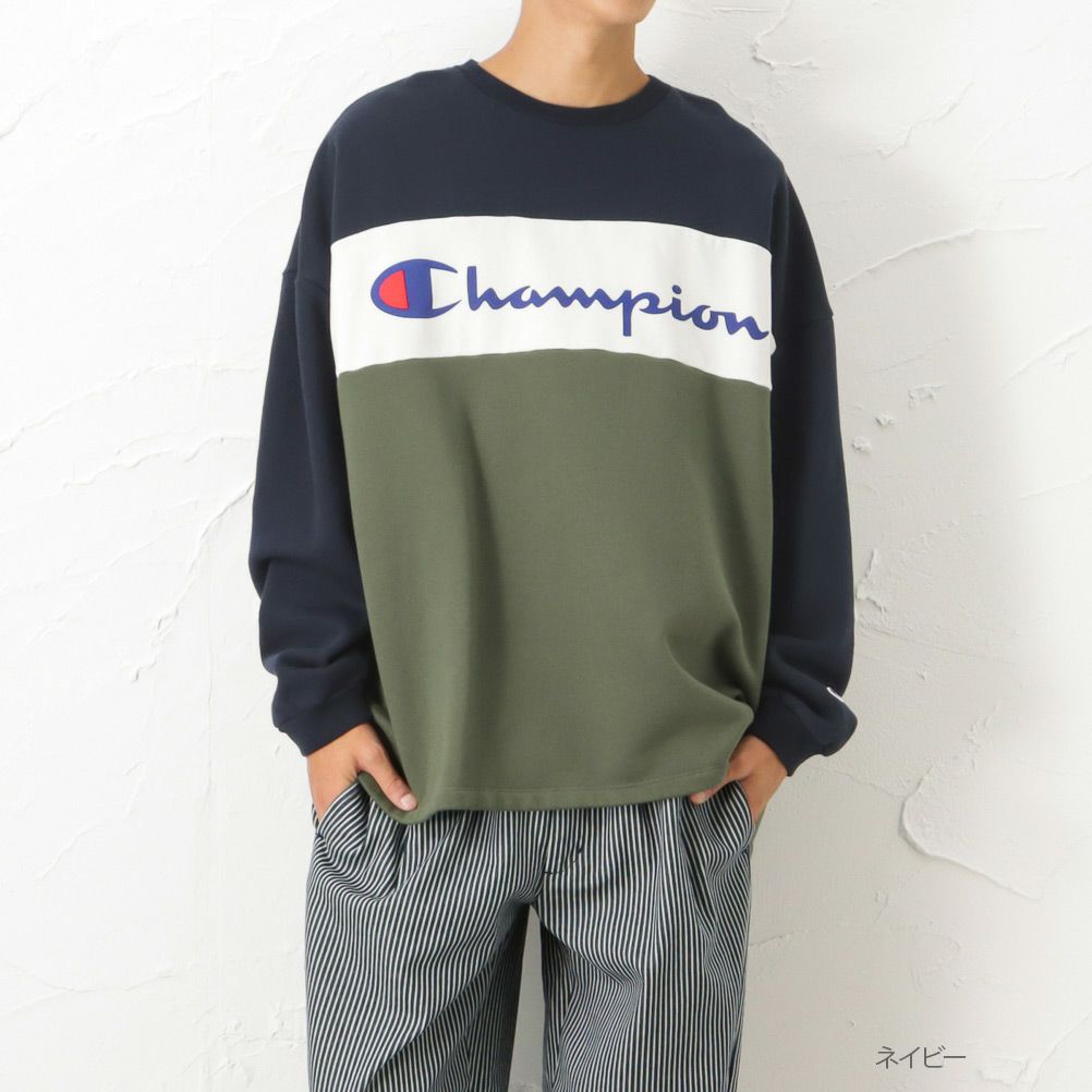 Champion ロングスリーブTシャツ メンズ
