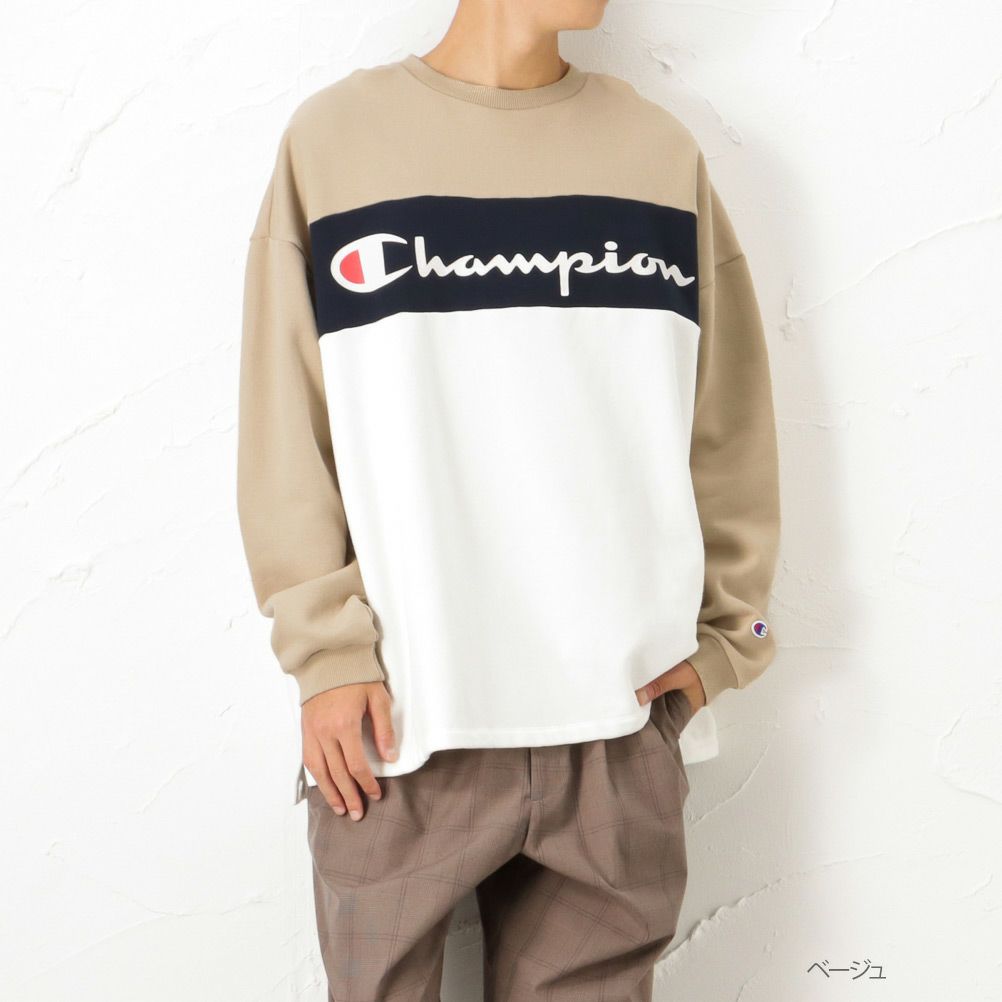 Champion ロングスリーブTシャツ メンズ