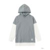 [ 期間限定価格 ]NAVY フェイクレイヤードパーカー キッズ