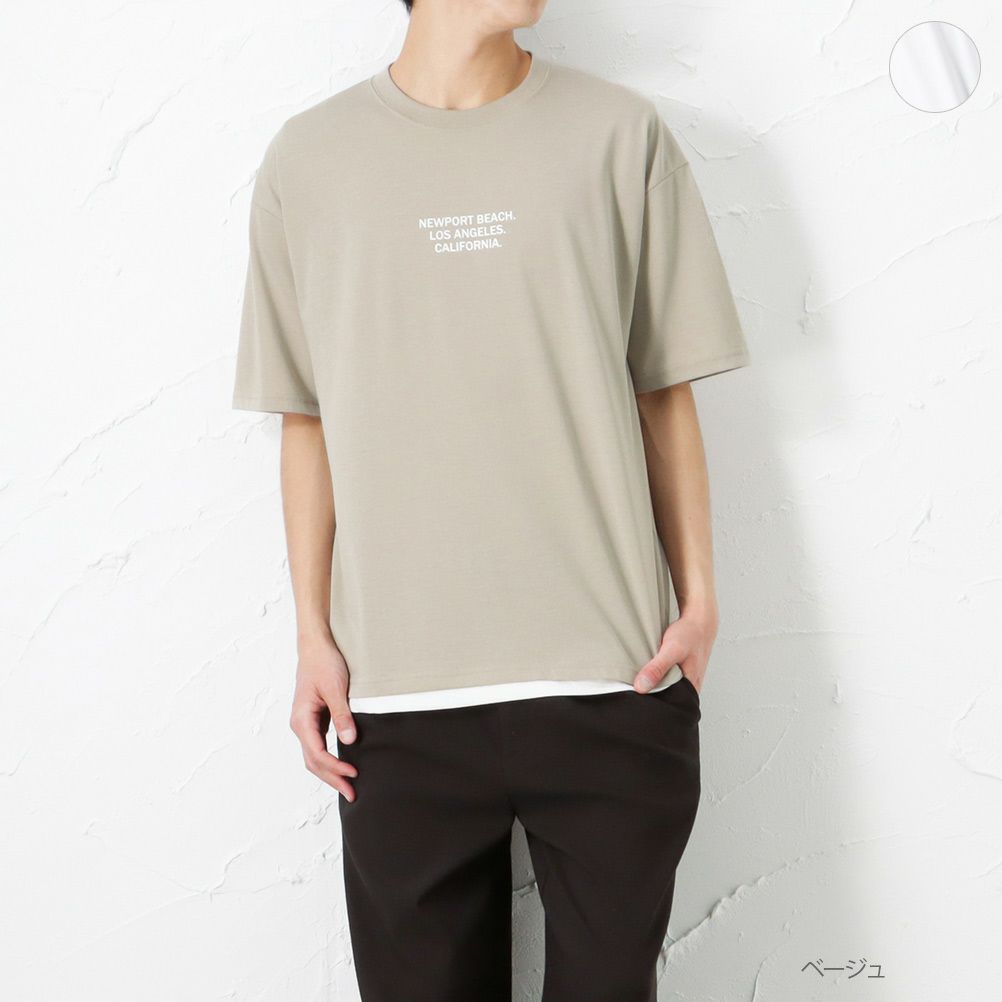 Mossimo フォトフェイクレイヤードtシャツ メンズ Mossimo フォトフェイクレイヤードtシャツ メンズ