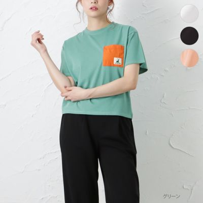 CAPTAIN STAG  異素材ポケットTシャツ レディース ネコポス 対応商品