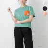 CAPTAIN STAG 異素材ポケットTシャツ レディース ネコポス 対応商品
