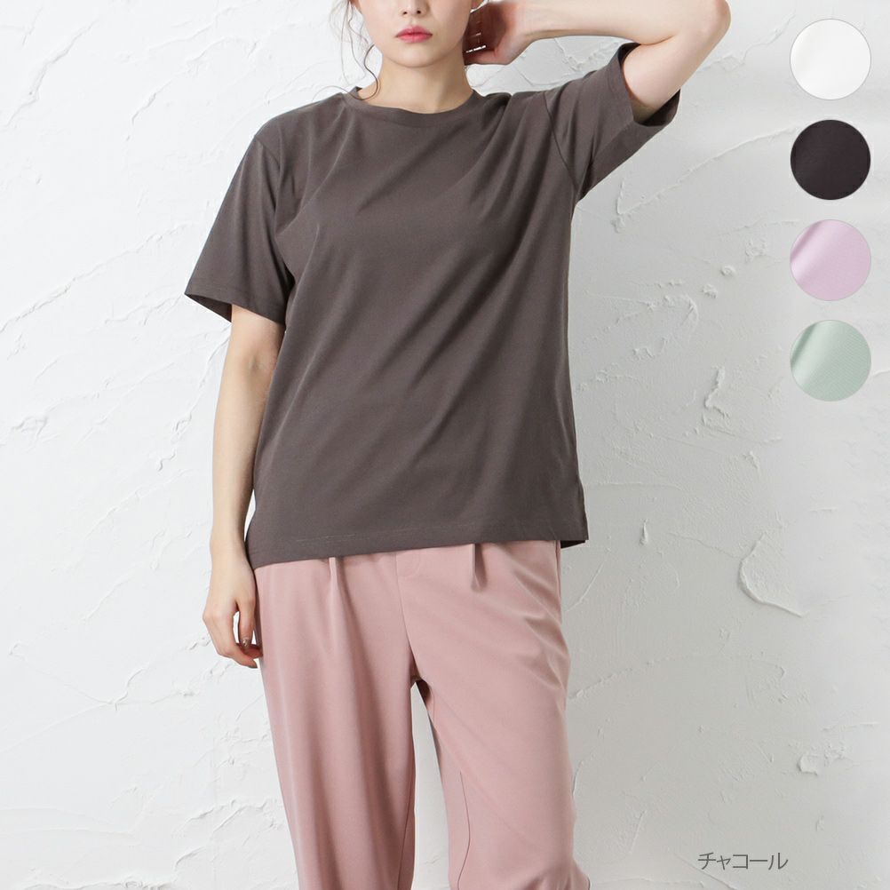 Navy ハンサムベーシックtシャツ レディース