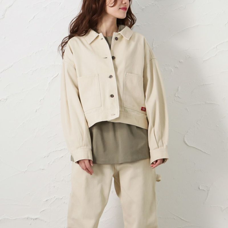Dickies/ディッキーズ オーバーサイズバックロゴ刺繍カツラギ