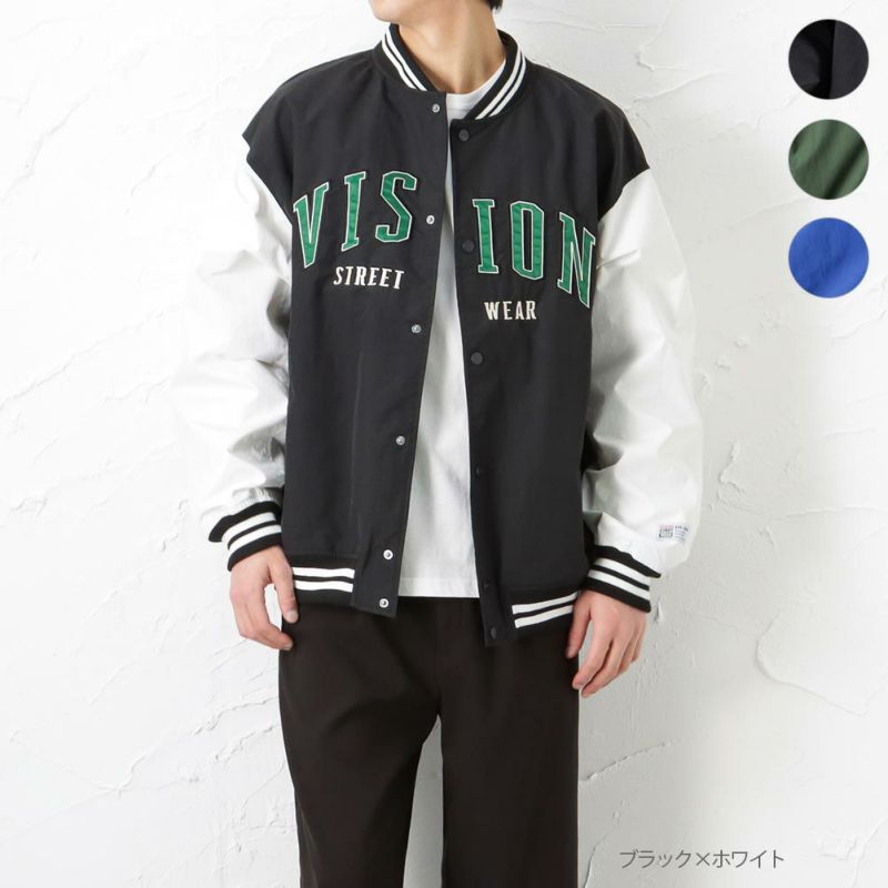 【オンラインストア限定】VISION STREET WEAR  ナイロンワッペンスタジャン メンズ商品画像-1