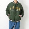VISION STREET WEAR ナイロンワッペンスタジャン メンズ