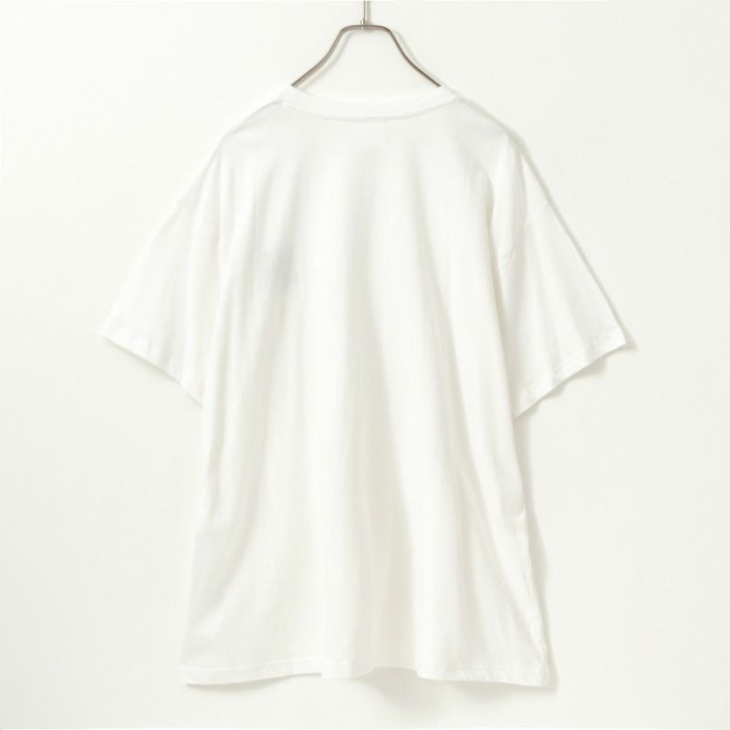 大きいサイズ Peko 左胸ワンポイント刺繍tシャツ レディース