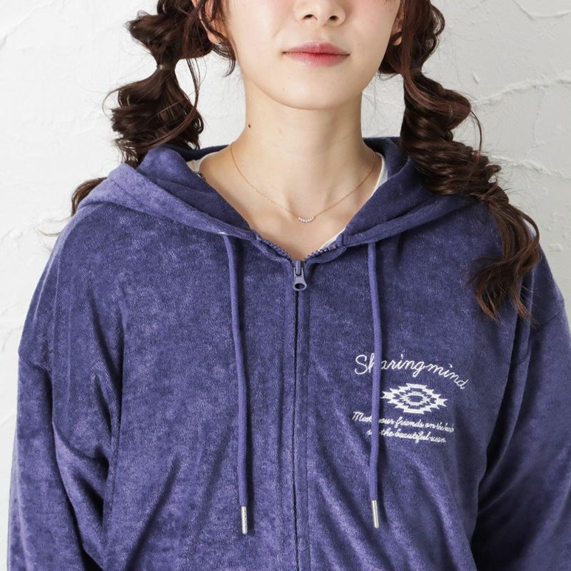 Underwraps パイルオルテガジップパーカー レディース Underwraps パイルオルテガジップパーカー レディース