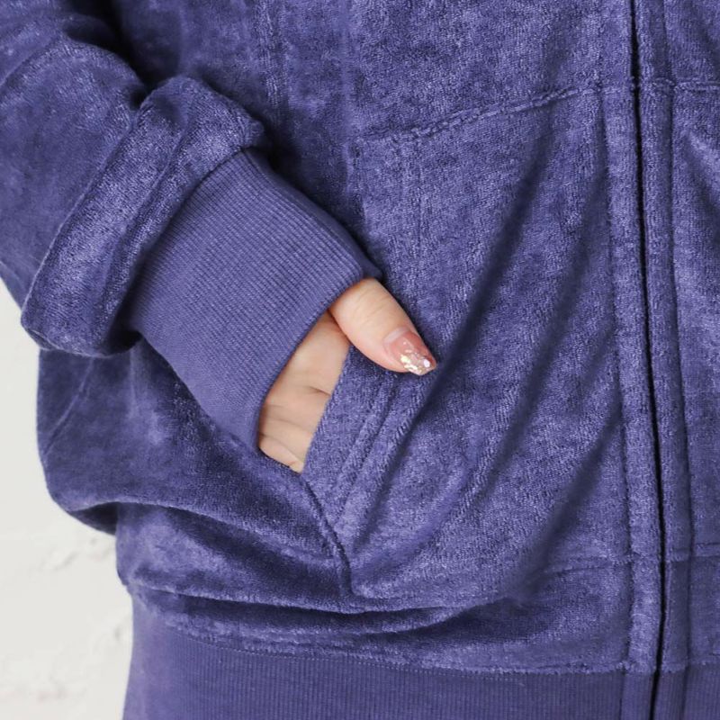 Underwraps パイルオルテガジップパーカー レディース Underwraps パイルオルテガジップパーカー レディース